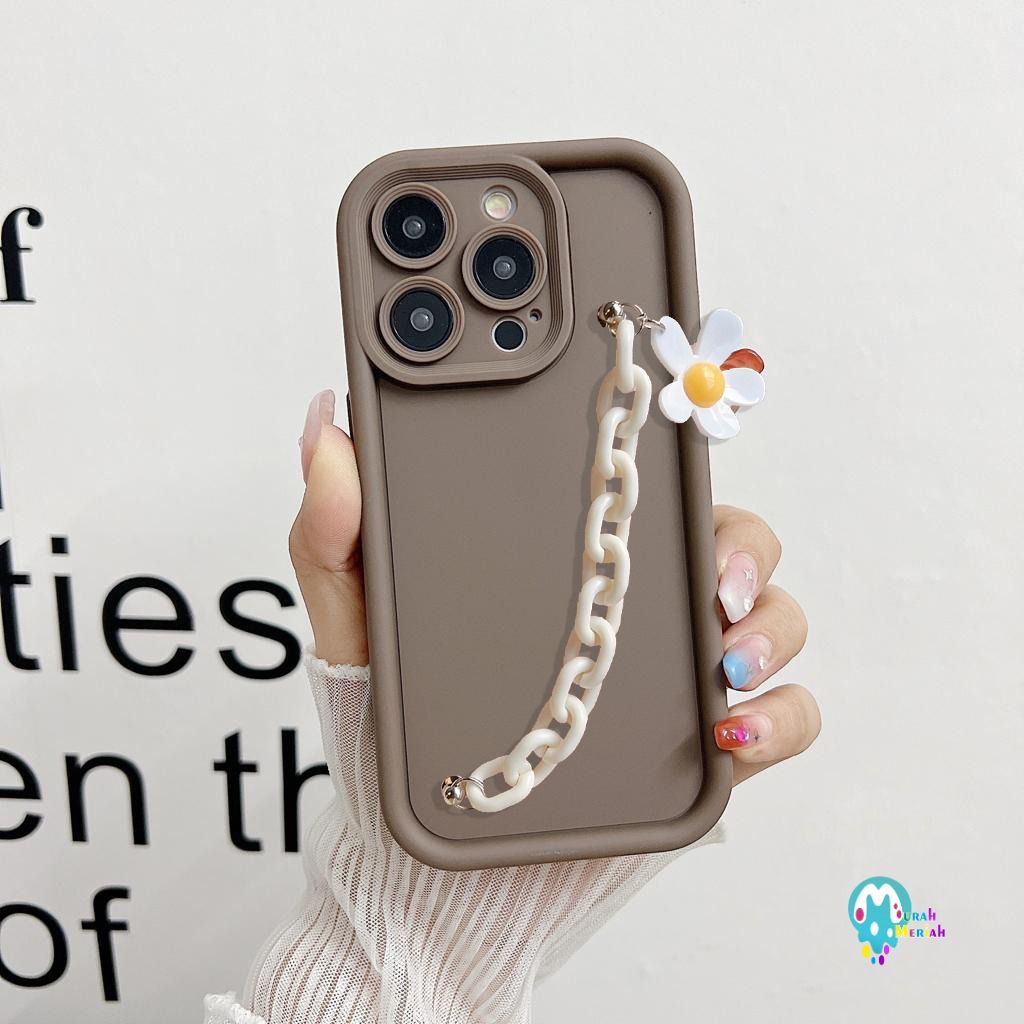 GC94 Case Casing Silikon Matte Rose Daisy Chain Grip - Casing Hp Compatible For XIAOMI REDMI 8 8A PR