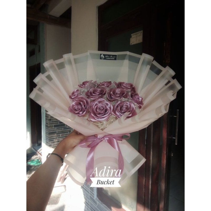 

buket pita satin