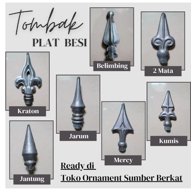 Aksesoris / Ornament Pengaman Pagar Besi