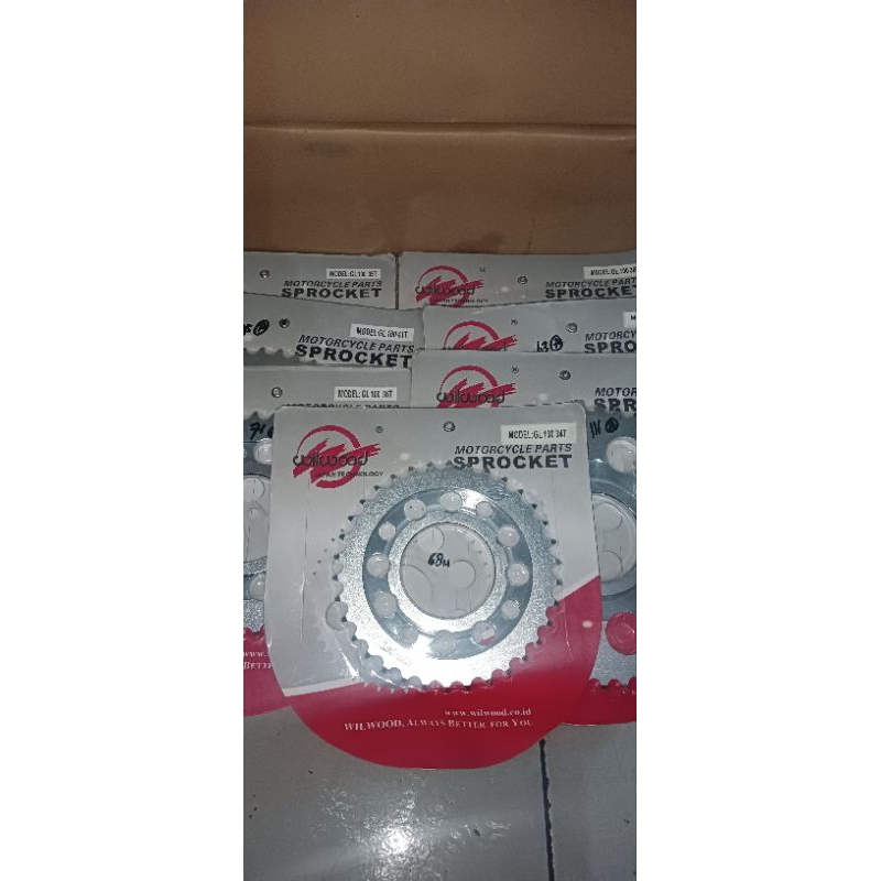 Gear belakang GL 100 WILWOOD