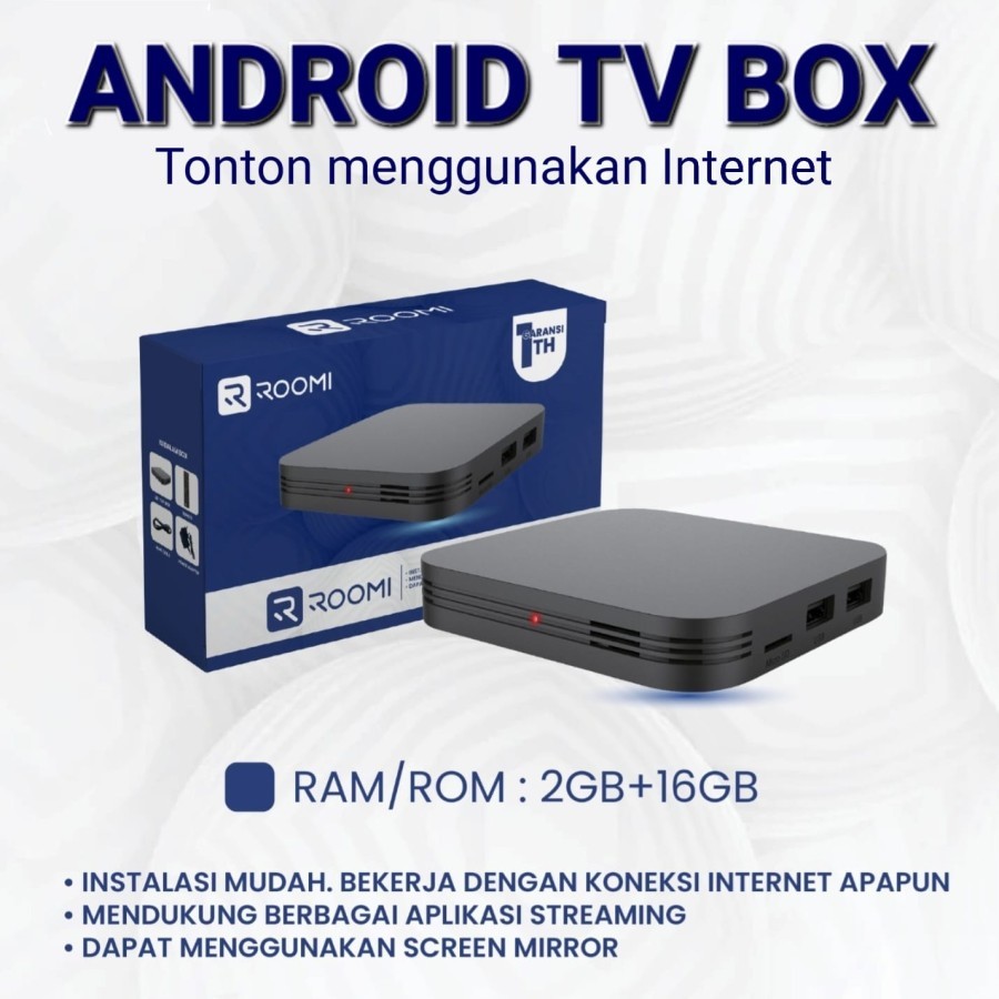 ANDROID TV BOX ROOMI 2/16GB