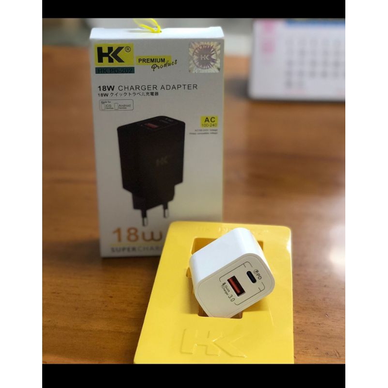 Charger HK TC-18 18W Quick Charge 3.0 VOOC