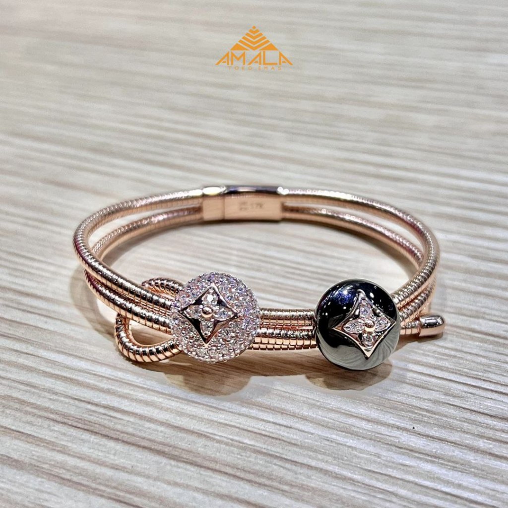 GELANG WANITA EMAS | TUBOBAS 17K - AMALA GOLD [ KING HALIM JEWELLERY ] 16.55GR