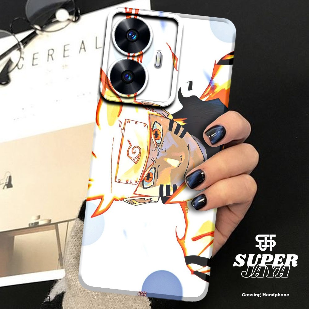 QW15 Casing Handphone Motif Naruto - REALME C55 - Casing Hp Terbaru Casing Terkeren
