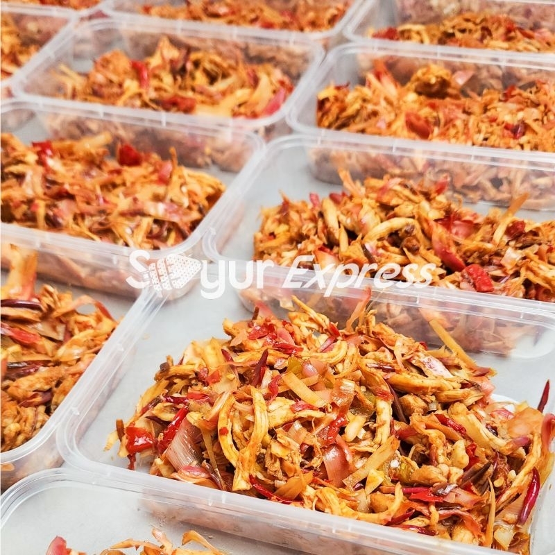 

KIRIM INSTAN Ayam Suwir Kecombrang NON MSG 170gr
