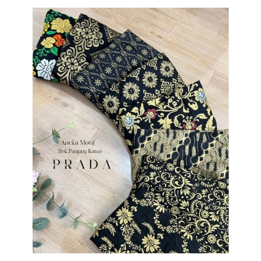Rok Panjang Batik Katun Prada Bali Berbagai Variasi Motif