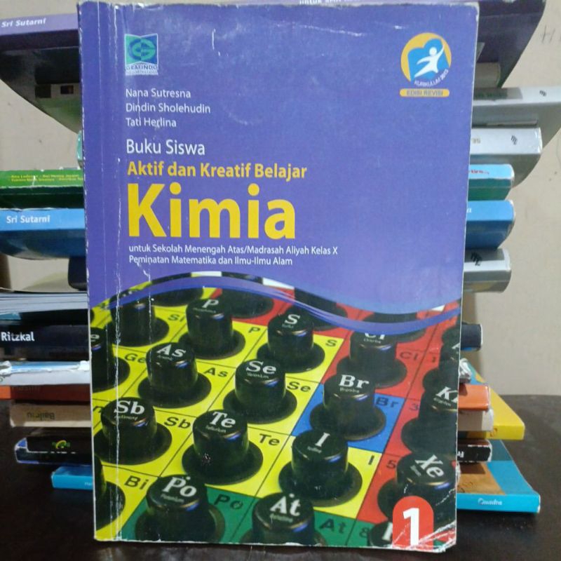 Buku Kimia Kelas 10 (1) SMA/MA Penerbit Grafindo
