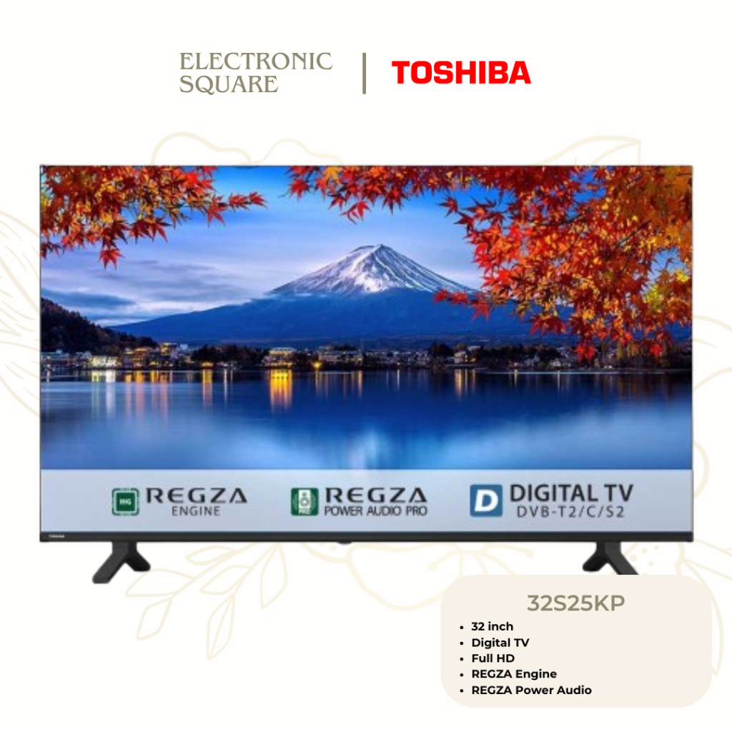 LED TV TOSHIBA 32 Inch 32S25KP Full HD Digital TV