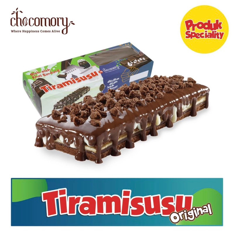 

READY STOCK!! TIRAMISUSU BY CHOCOMORY ORIGINAL & COOKIES N CREAM