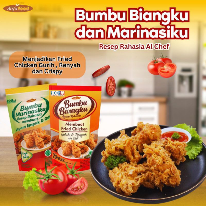 

alifa food tepung bumbu biang 750 gr dan marinasi 250 gr tepung crispy