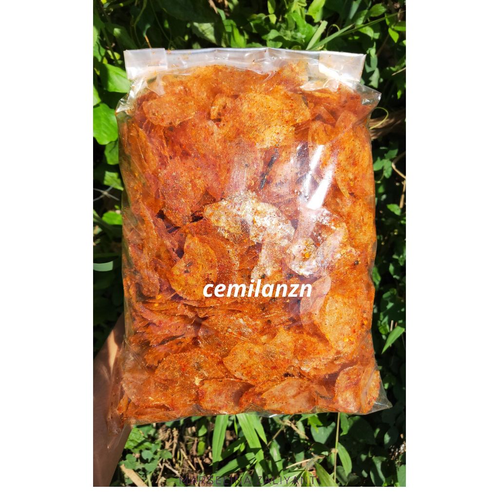 

keripik kaca pedas daun jeruk 1 kg
