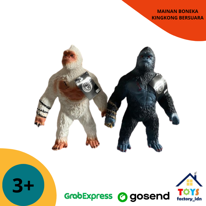 Mainan Anak Kingkong Action Figure Gorilla Ksull Island KingKong