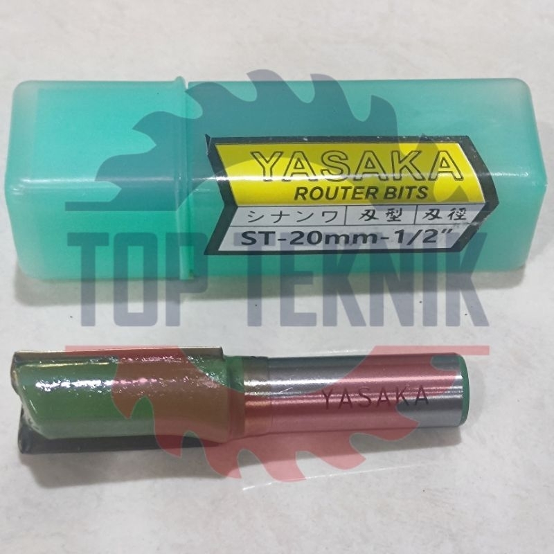 YASAKA ROUTER BITS  - STRAIGHT BIT 20MM X AS 1/2"