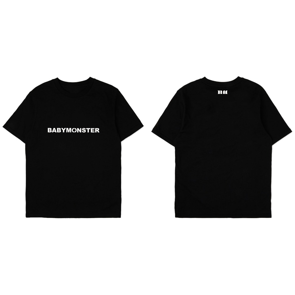 Kaos KPop Korea babymonster sablon depan babymonster