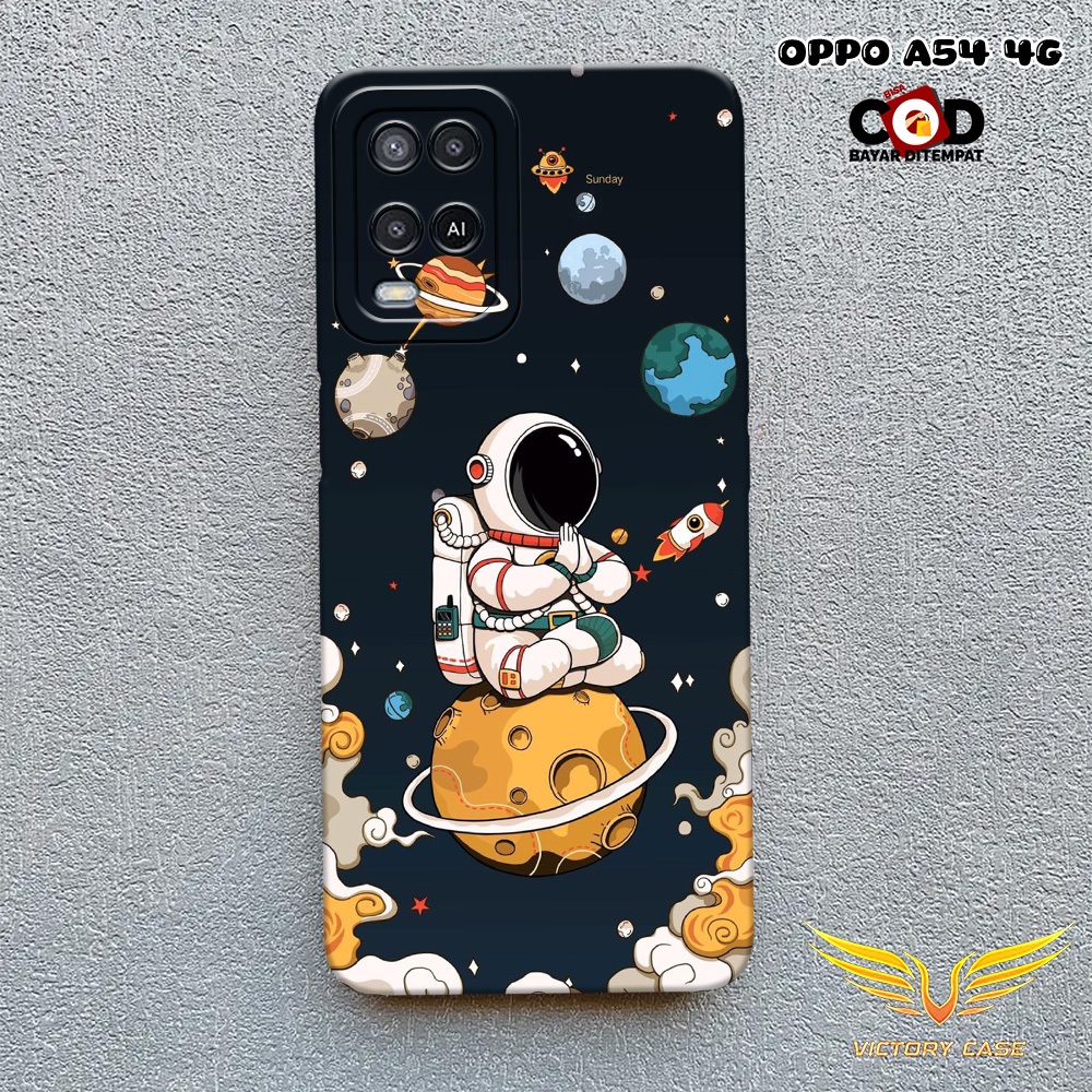 New! Astronot Case - Softcase Oppo A54 4G Terbaru - Case Hp Oppo A54 4G - Casing Oppo A54 4G - Case 