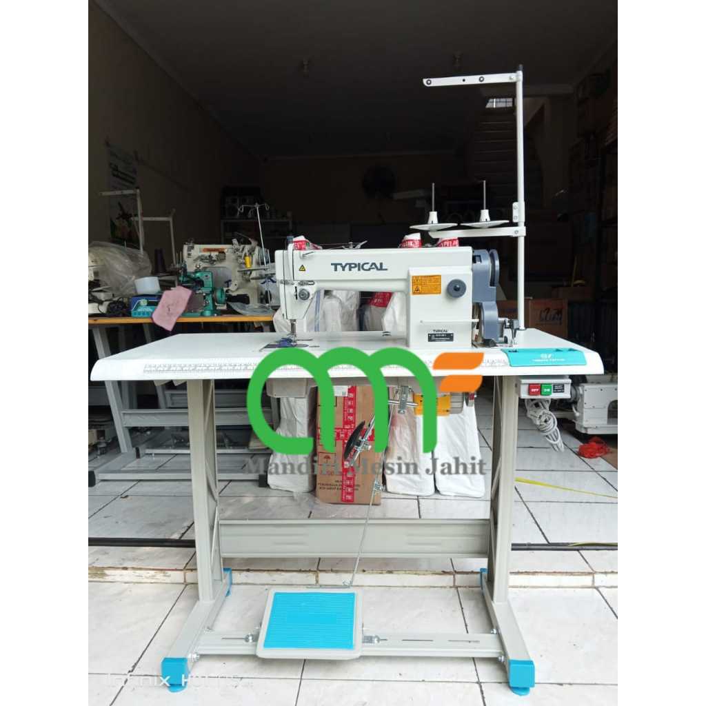 MESIN JAHIT Merk TYPICAL Tipe GC6-28-1 ORIGINAL/TIMBUL  dengan Dinamo Servo - BARU (INCLUDE ONGKIR)