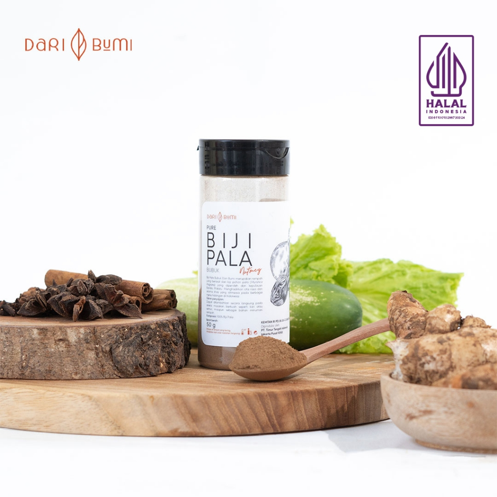 

Dari Bumi Biji Pala Bubuk 50 Gr Premium Nutmeg Powder