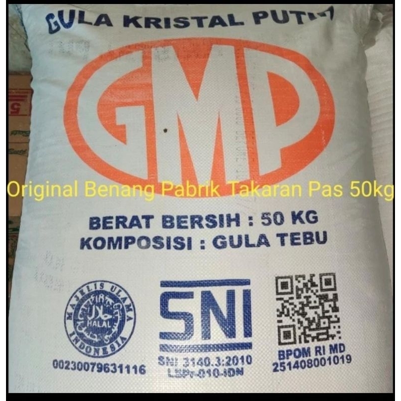 

Gula Pasir merk GMP karung 50 kg grosir