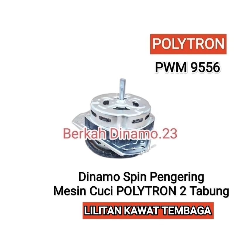 Dinamo Pengering Mesin Cuci POLYTRON PWM 9556 Spin Motor Pengering Polytron Pwm9556 / Pwm 9556