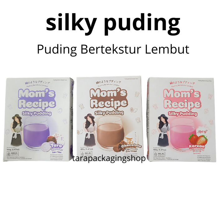 

Silky Pudding Mom's Recipe 155g - Puding Lembut dan Lezat