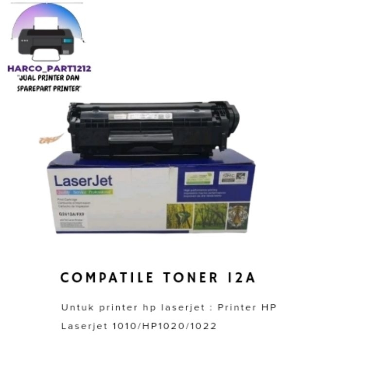 TONER HP LASERJET PRINTER 1010 1020 1022 BARU BERGARANSI
