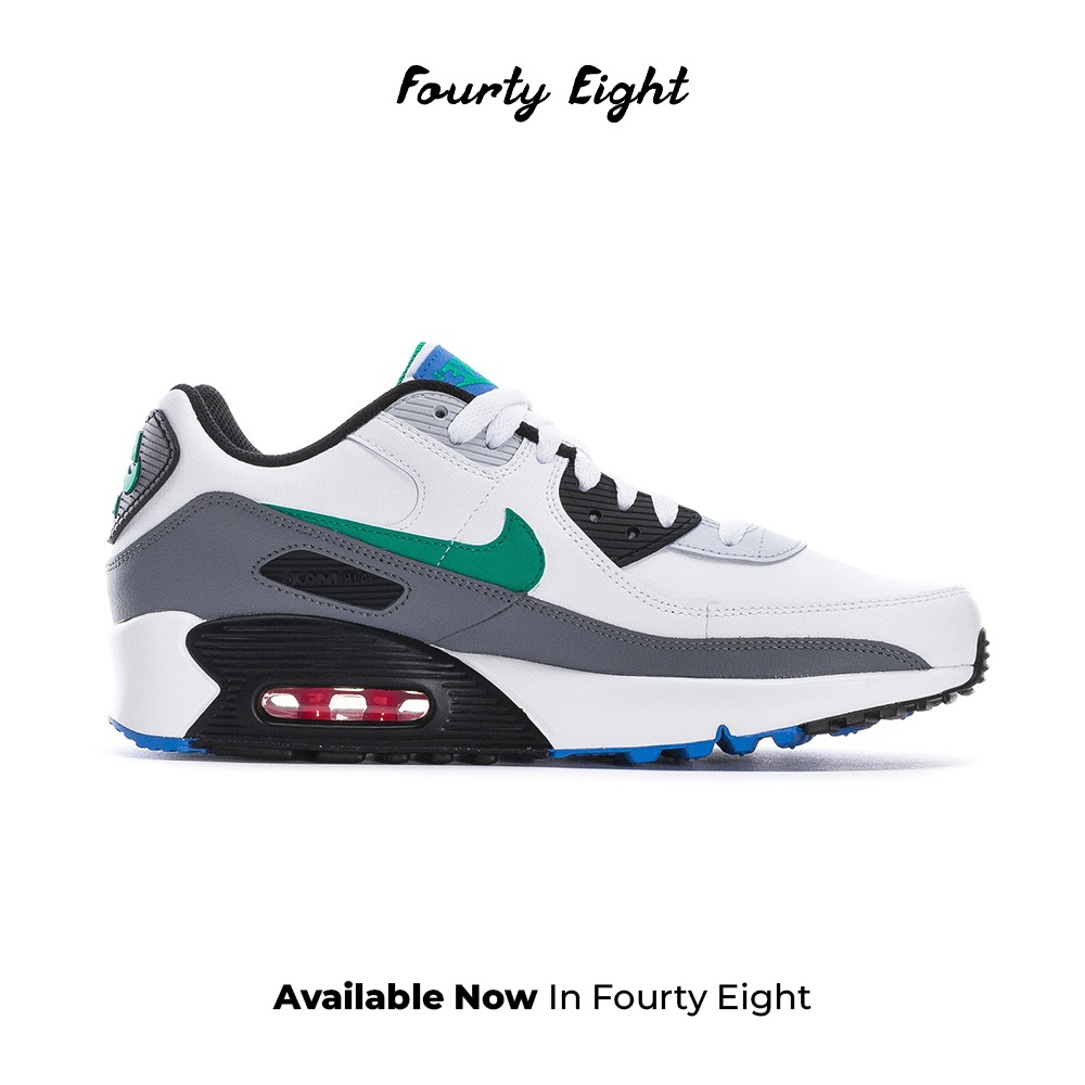 SEPATU SNEAKERS PRIA AIR MAX 90 LTR GS WHITE (DV3607-102) ORI