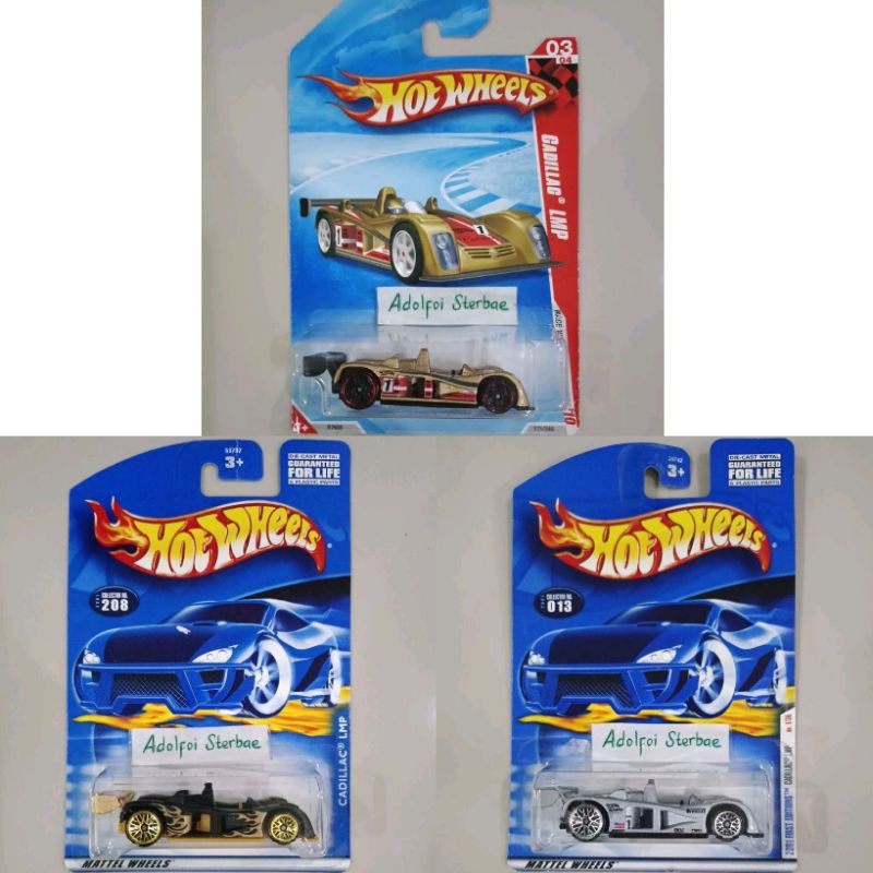 hotwheels hot wheels cadillac lmp 2001 first editions pirelli toshiba 1 race world speedway formula 