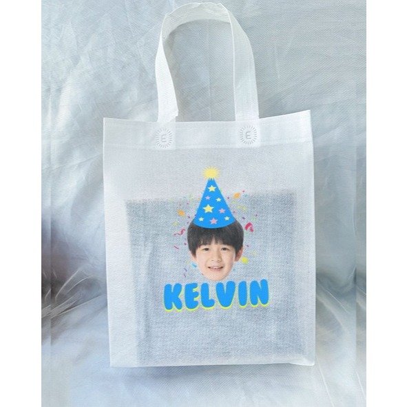 

Custom Foto - Tas Spunbon Custom Tema - Tas Souvenir Ulang Tahun / Goodie Bag Birthday / Tas Snack