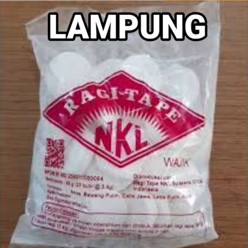 

Ragi tape NKL na kok liong original, ragi tape manis, wangi 85gr, 70gr