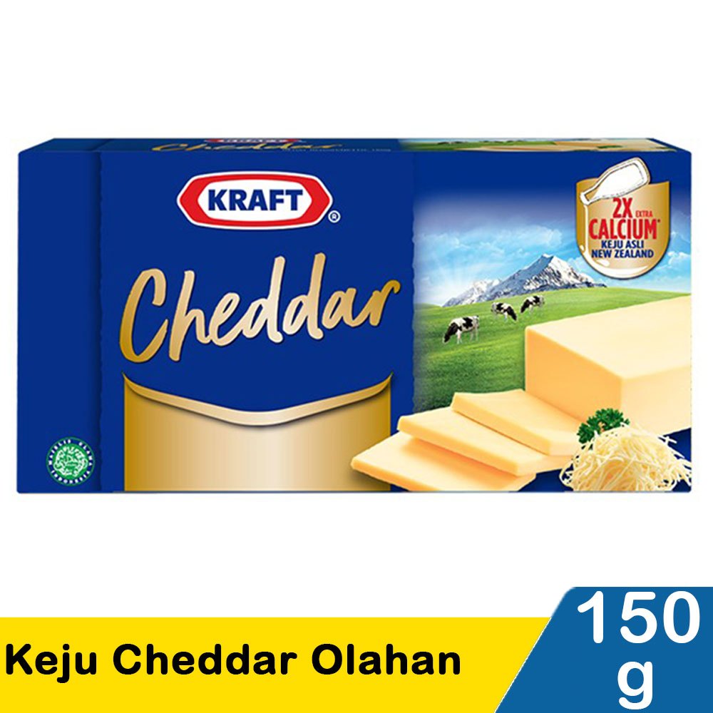 

KRAFT CHEDDAR CHEESE KEJU BATANG OLAHAN 150gr