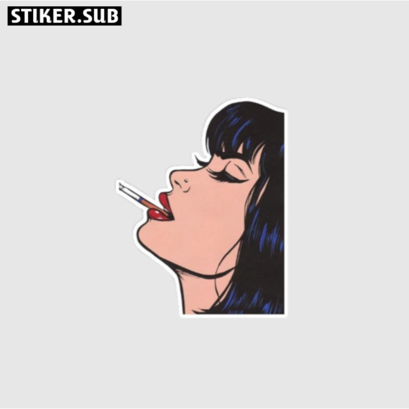 

Stiker|sticker girl smoking|sticker aesthetic|sticker laptop|sticker hp|sticker tumbler|sticker helm