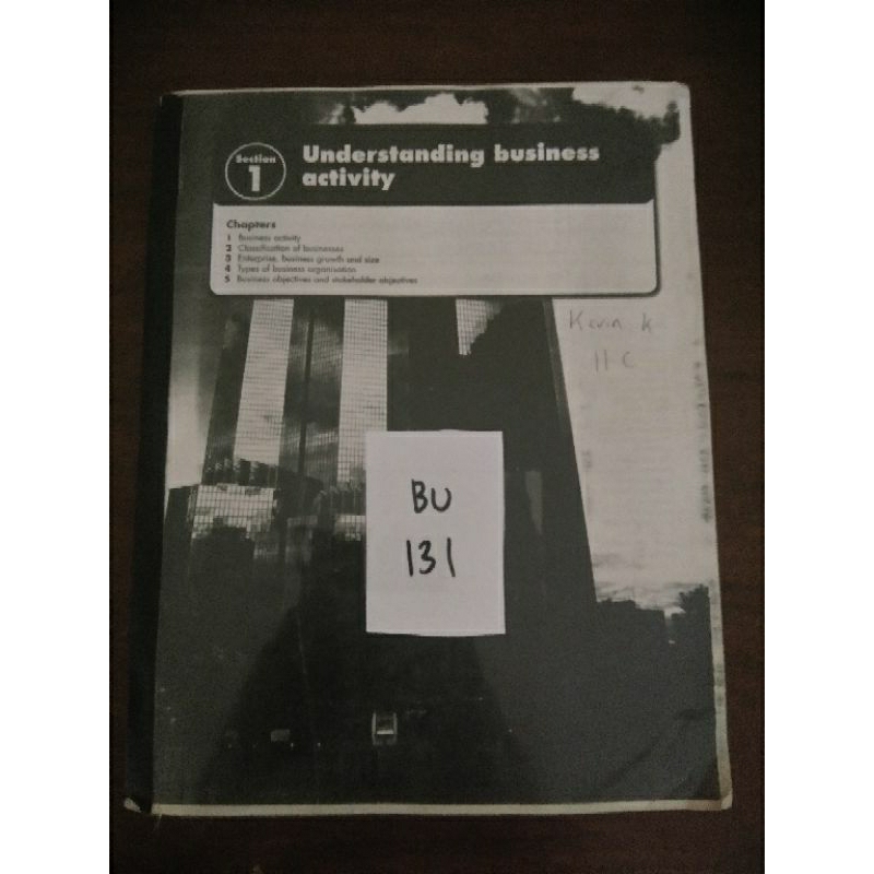 

UNDERSTANDING BUSINESS ACTIVITY KELAS 11 (BU131)
