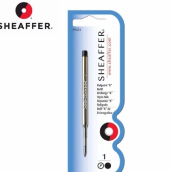 

KODE W3G9 Sheaffer Ballpoint Refill K Style Black Blue Medium Blister Card