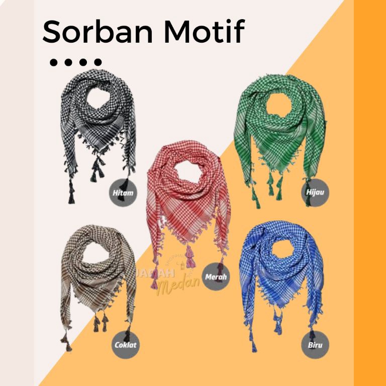 Sorban Motif Pria Tactical Warna Ar Rabbani Koncer h P8H9