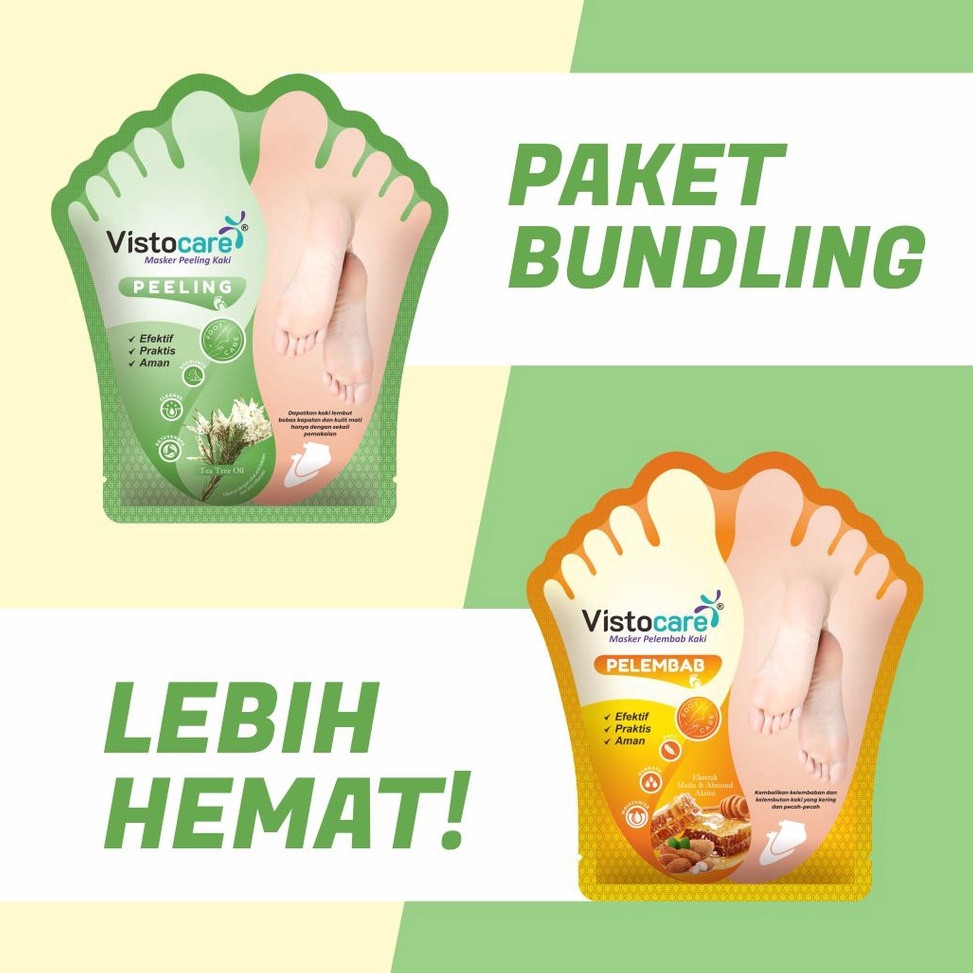 PAKET BUNDLING VISTOCARE MASKER KAKI q S4M7