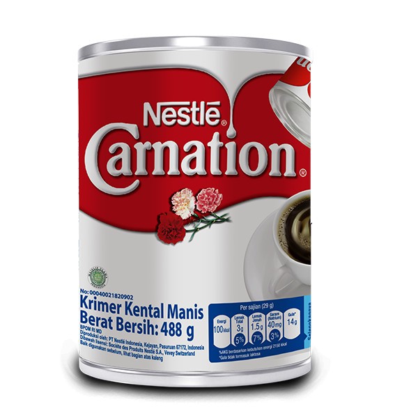 

CARNATION NESTLE KRIMER KENTAL MANIS 488 GR