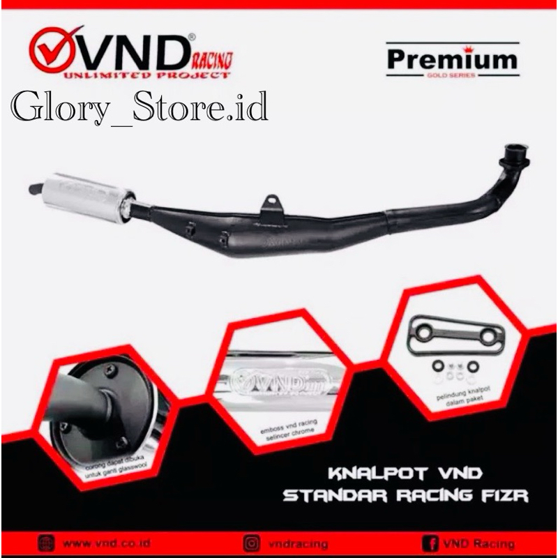 Knalpot VND Standar Racing F1ZR Original