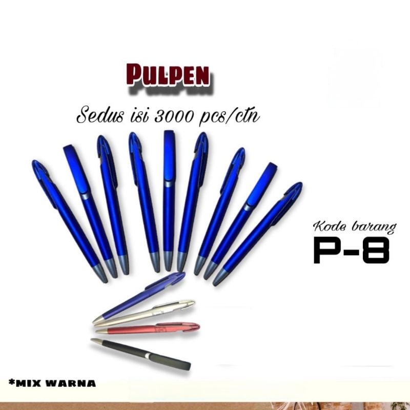 

BOLPOINT KANTOR BIJIAN // PULPEN KANTOR