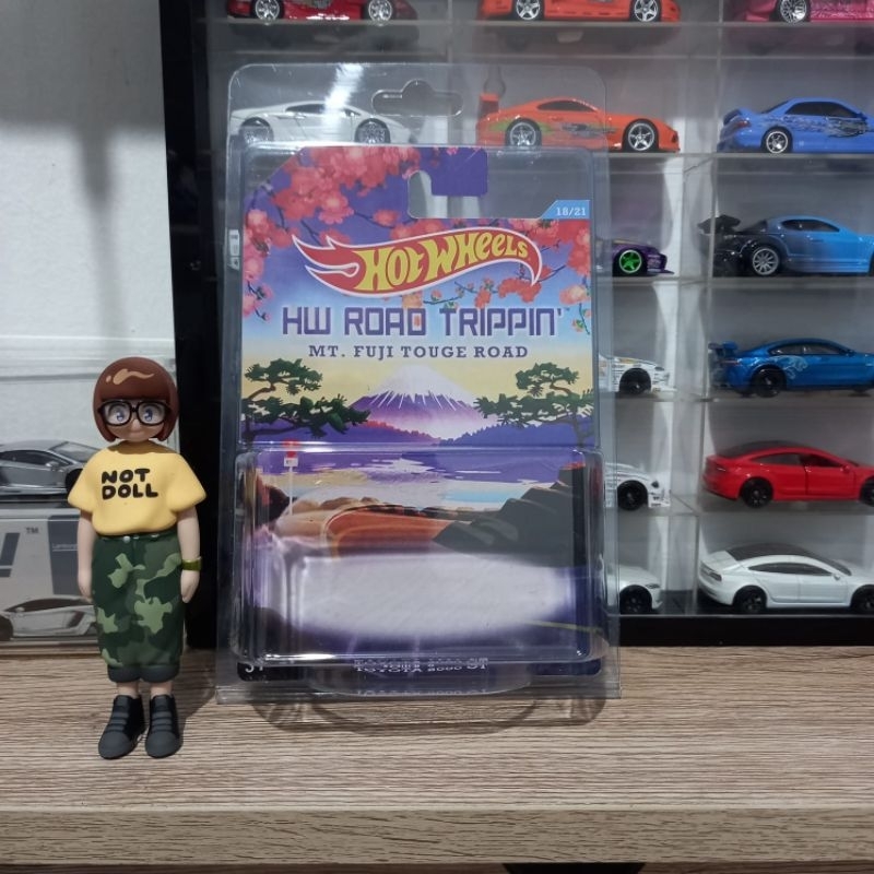 Custom Card Toyota 2000GT HW Road Trippin Mt. Fuji Touge Road Hot Wheels