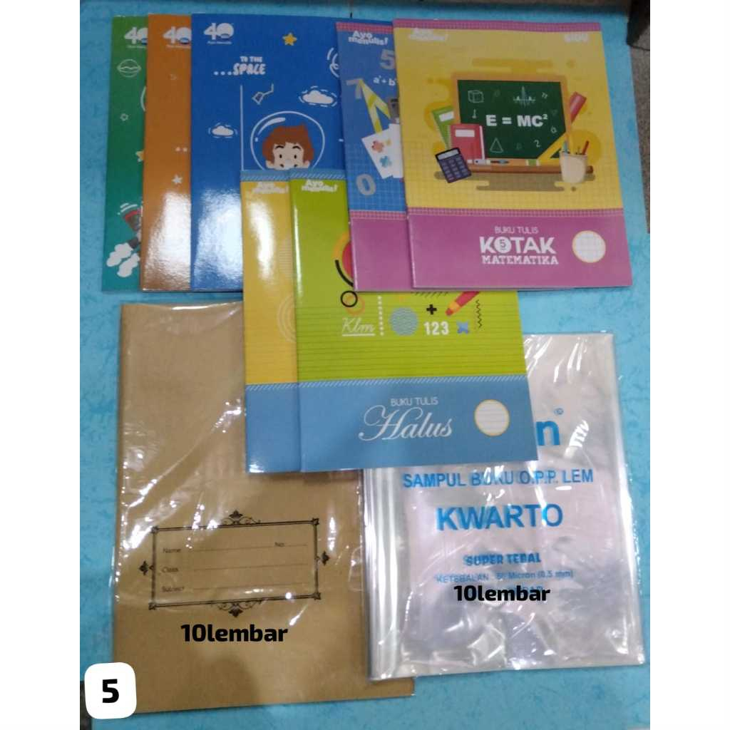 

Back to school PAKET 5 / PERLENGKAPAN ALAT SEKOLAH PAKET 5