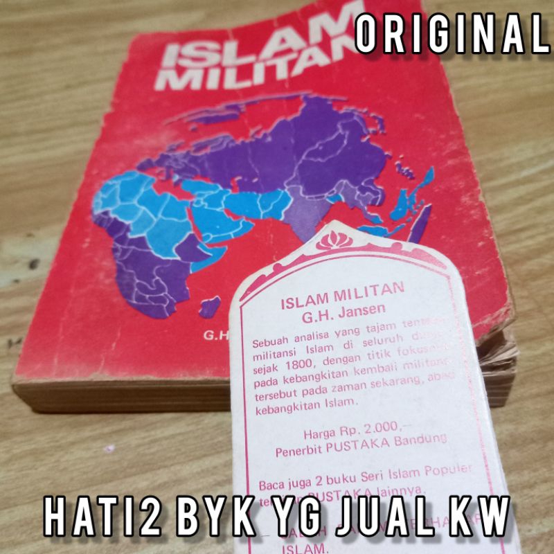 ORIGINAL islam militan g.h.jansen