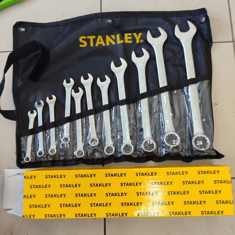 kunci ring pas set 11pcs STANLEY 8 - 24mn