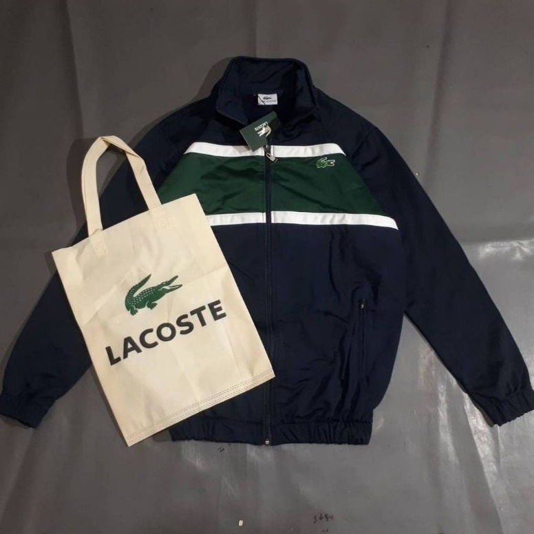Hanya disini TRACKTOP SWEATER JAKET LACOSTE VINTAGE NEVI FULLTAG  LABEL