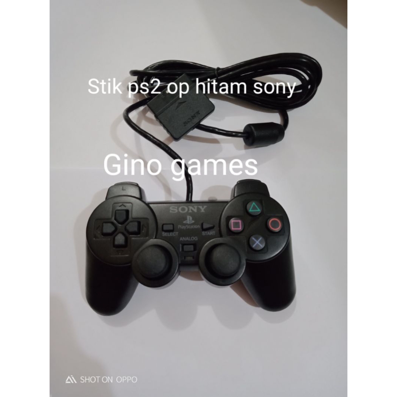 stik ps2 op hitam sony / stick ps2 ori pabrik hitam