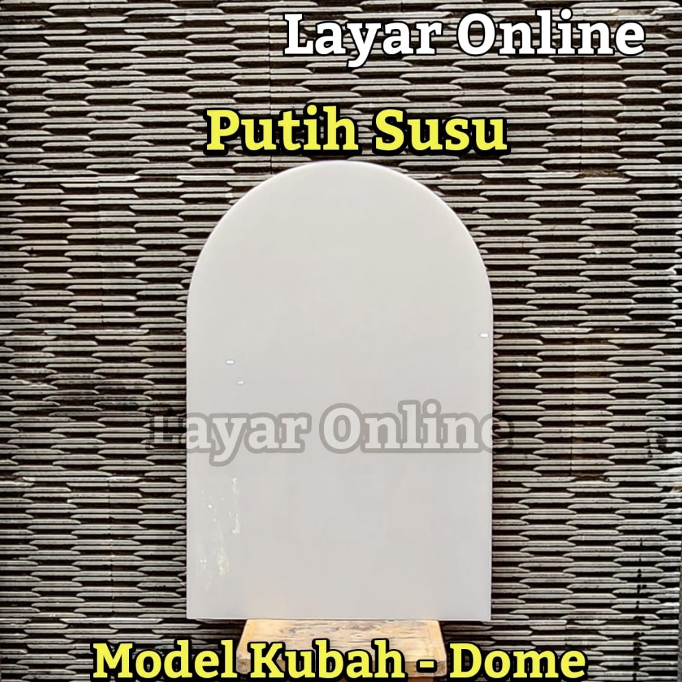 

High Quality Acrylic 2mm MODEL KUBAH Akrilik Papan Ucapan Bingkai Frame Papan Bunga Display