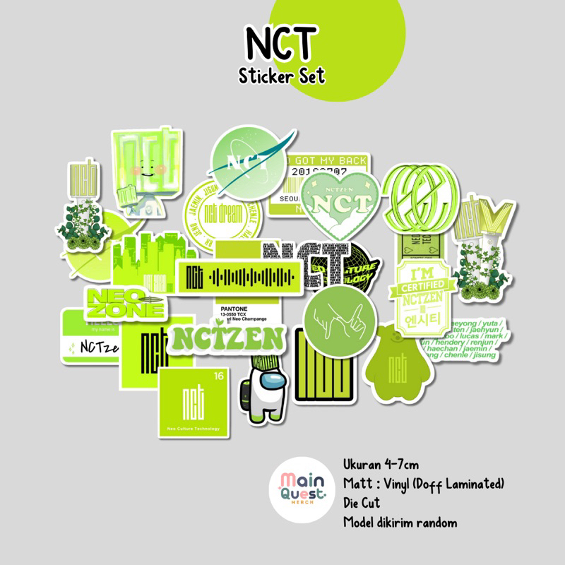 

Sticker NCT | Sticker Aesthetic / Sticker Tumblr / Sticker Laptop / Sticker Anti Air / Sticker Vinyl Die Cut / Sticker Kpop / Sticker Cute