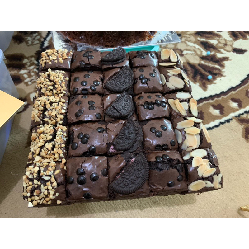 

Brownies Fudgy / brownies panggang / brownies sekat