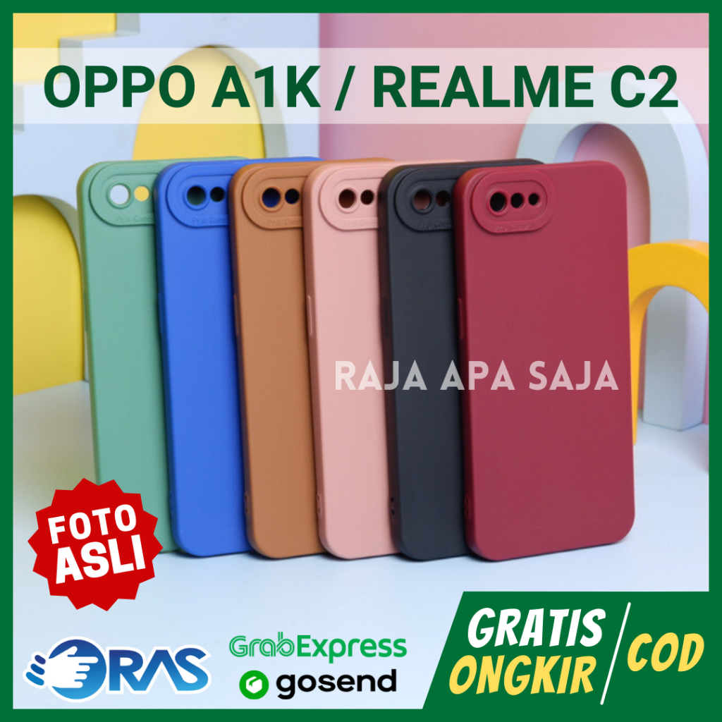 Softcase OPPO A1K / REALME C2 - Casing Dompet HP Sofcase Realmi Relmi Rilmi Case Kartu Card Holder S
