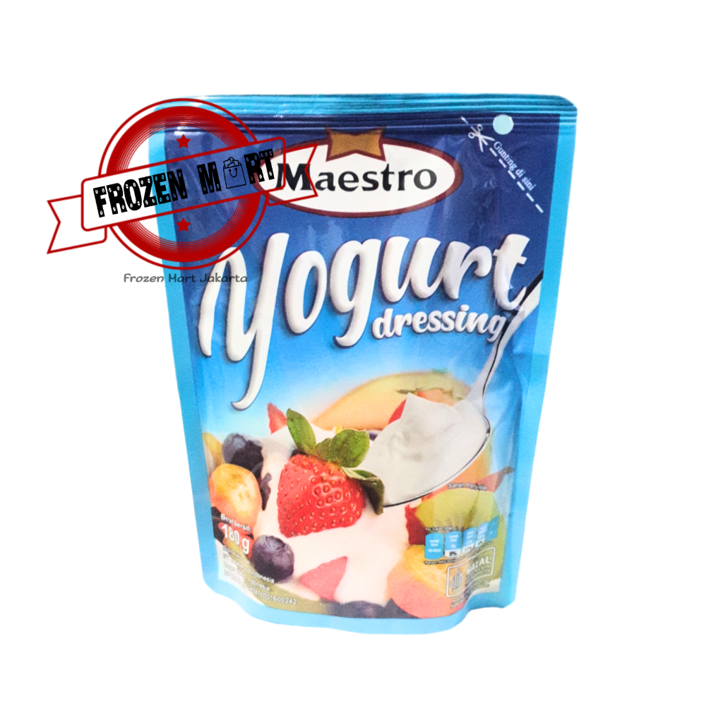 

MAESTRO Yogurt Dressing / Saus Mayonasise Salad Buah 180Gr