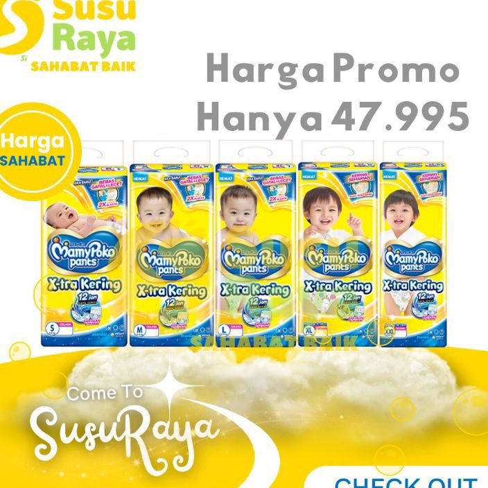 KP8 MAMYPOKO PANTS 12 JAM XTRA KERING S38M32L28XL26XXL24